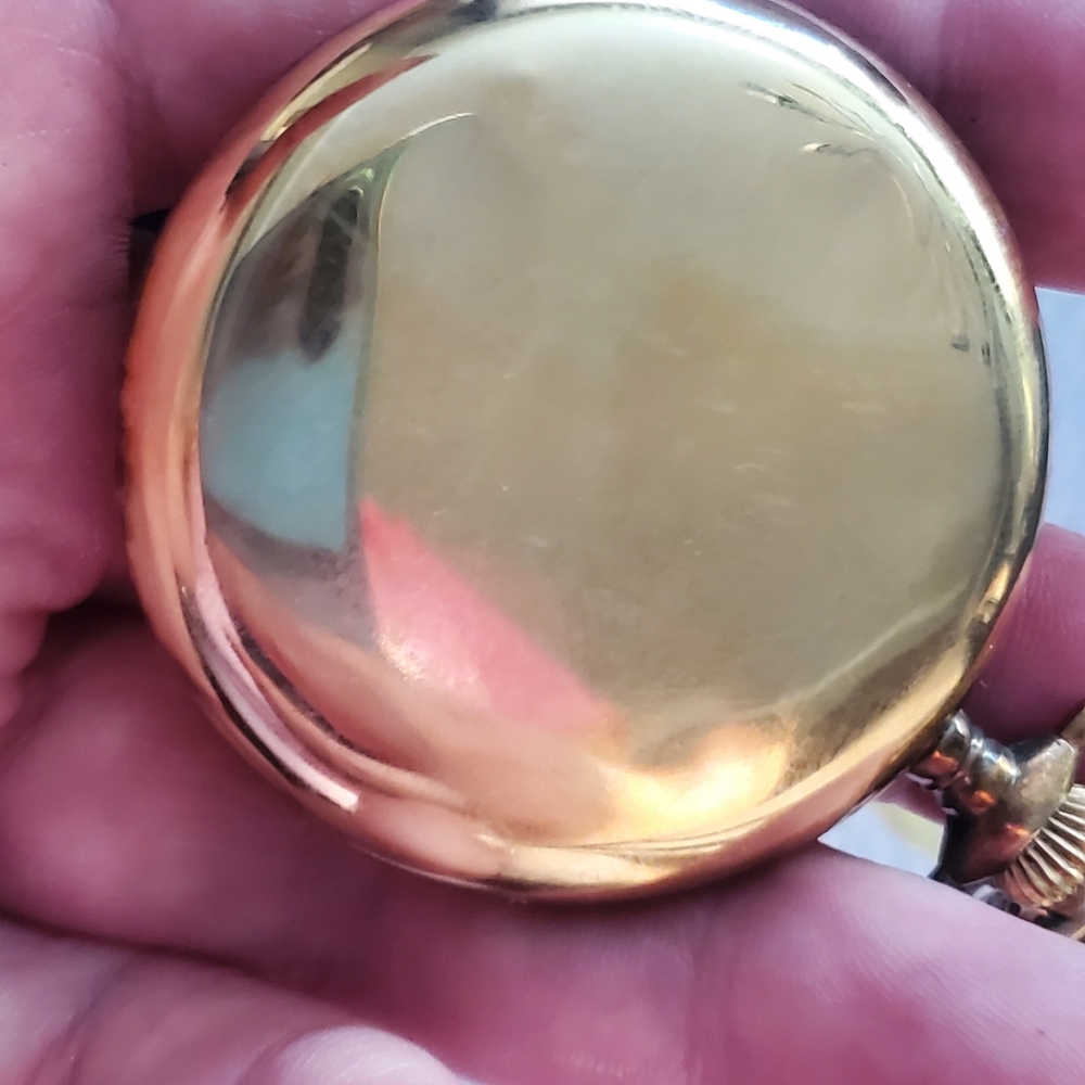1920's Antique Art Deco Omega Pocket Watch 12K GOLD 1/10 - Picture 7 of 11